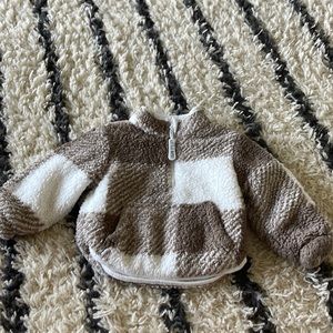 Baby half zip sweatshirt